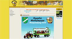 Desktop Screenshot of kuseler-messe.de